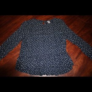 H&M’s Divided heart printed flowy top